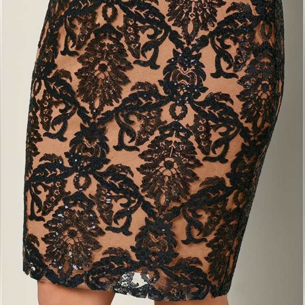 6 Hrs sale only💜most popular💜 Cold-Shoulder Dress-Sequin Size 3X beautiful - Picture 5 of 7